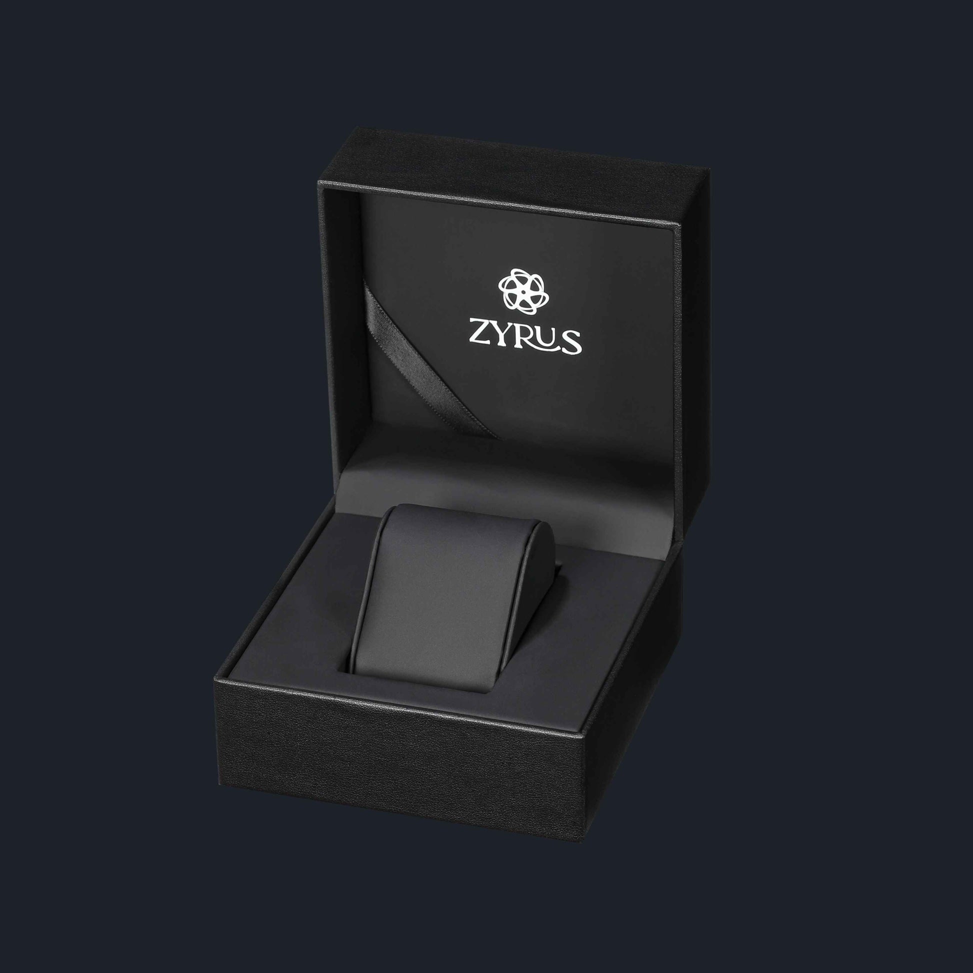 Zyrus box for quality protection, ensuring safe storage for your luxury watch.