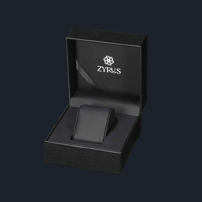 Zyrus box for quality protection, ensuring safe storage for your luxury watch.