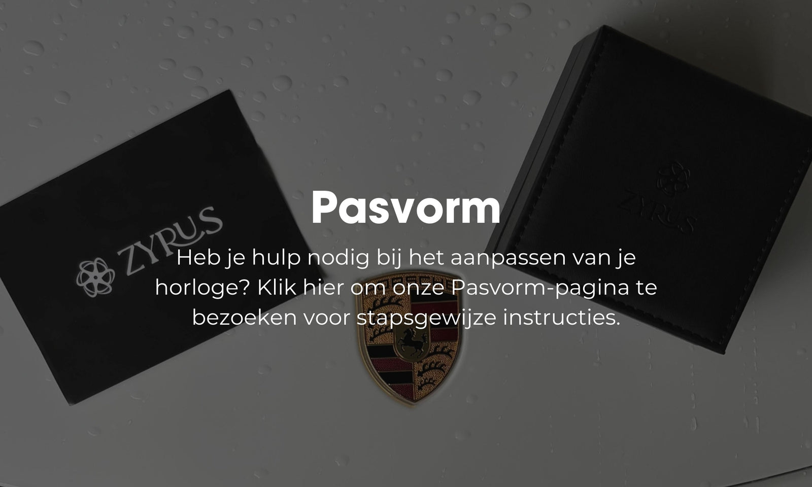 Zyrus horloge pasvorm aanpassen - stapsgewijze instructies voor het verstellen van je horloge